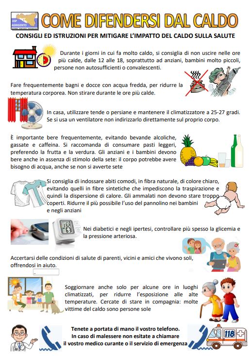 come difendersi dal caldo